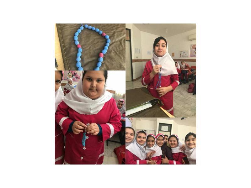 زنگ علوم پایه چهارم ساخت تسبیح فصل سنگ ها