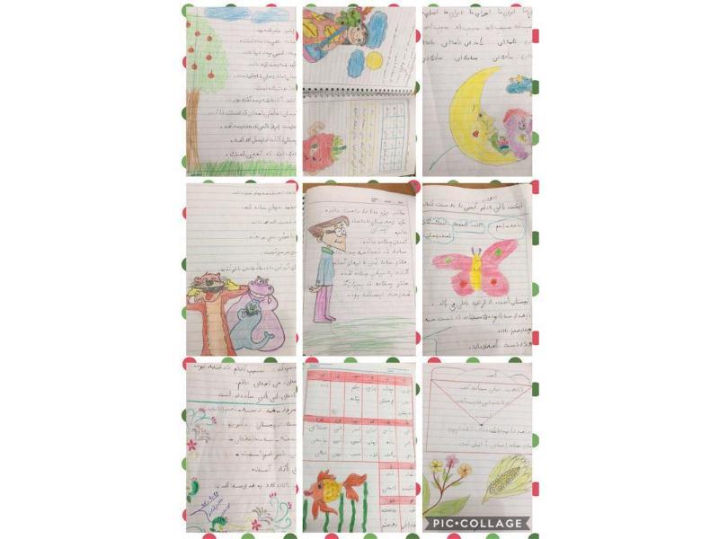 تکالیف زیبای کلاس اولی های عزیز