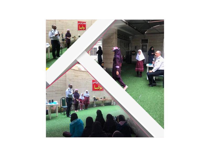 برگزاری مراسم هفته نیروی انتظامی با حضور جناب سروان عباسی