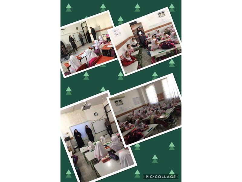 حضور پرسنل محترم شهرداری جهت آموزش فرهنگ تفکیک زباله در روز چهارشنبه نوزده دی 