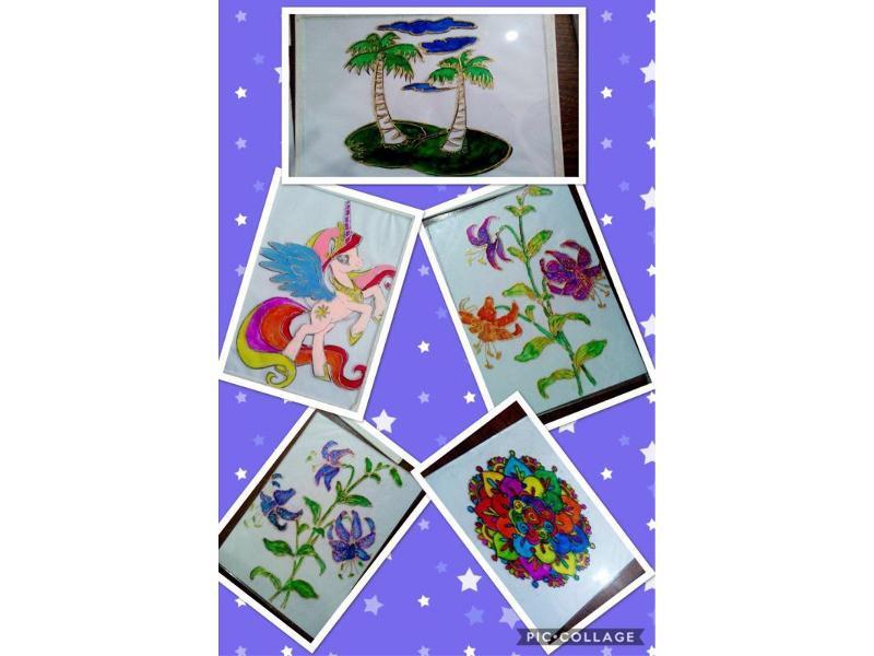 زنگ هنر-نقاشی با ویترای زنگ ششم