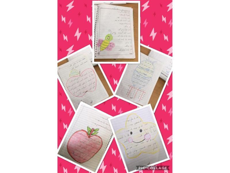 تکالیف زیبای دانش آموزان ، پایه اول 