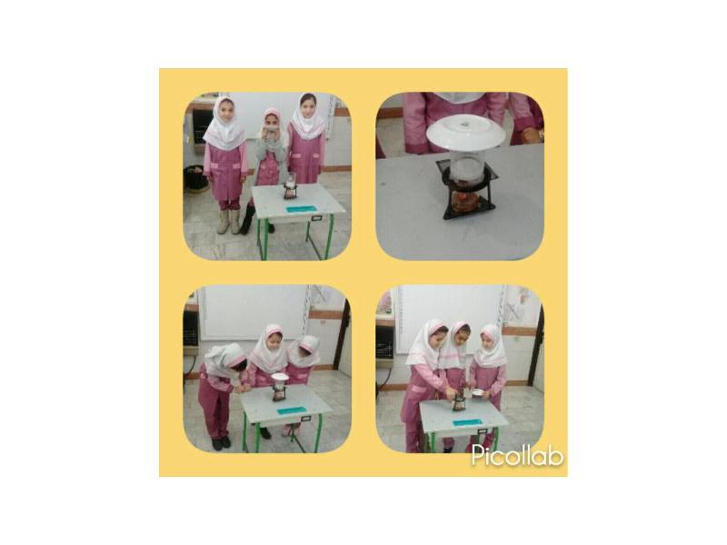 پایه سوم-آزمایش علوم توسط دانش آموزان عزیز