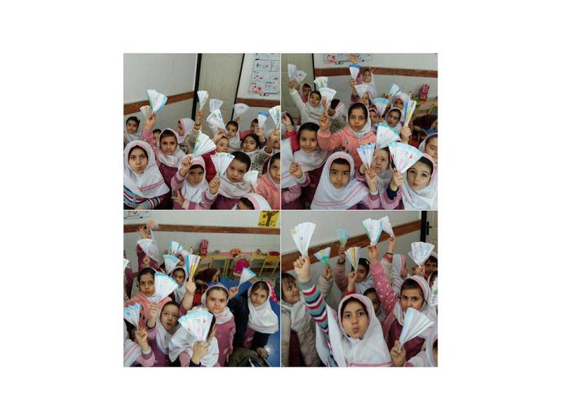 کاردستی بادبزن - نوگلان پیش دبستانی