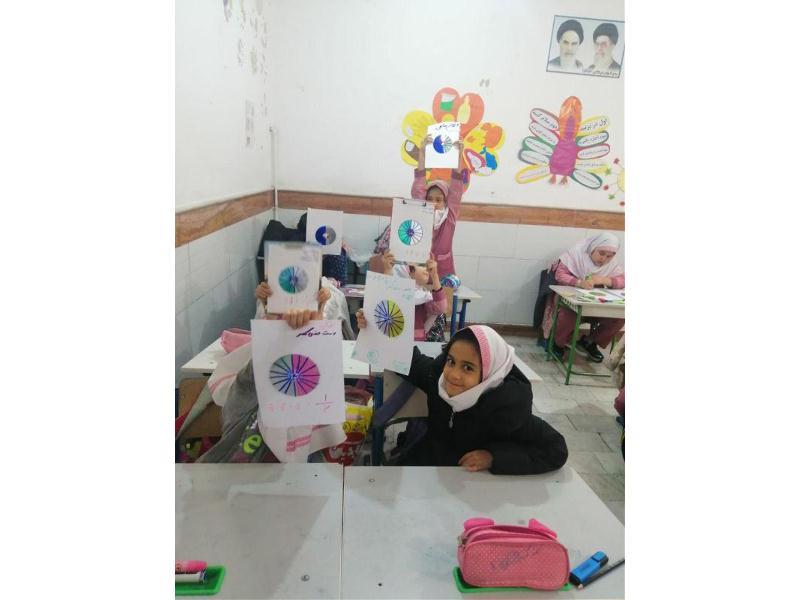 دست ورزی کسر سوم دبستان آذر 98