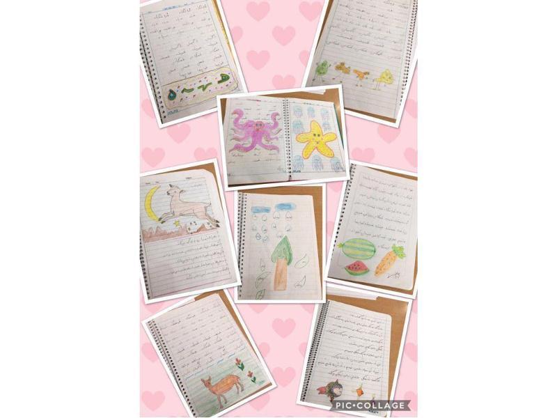 تکالیف زیبای کلاس اولی ها