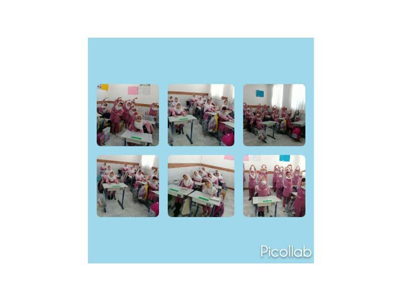 پایه سوم - تمرینات کششی ،جهت جلوگیری از کم تحرکی دانش آموزان در کلاس درس😊☺️