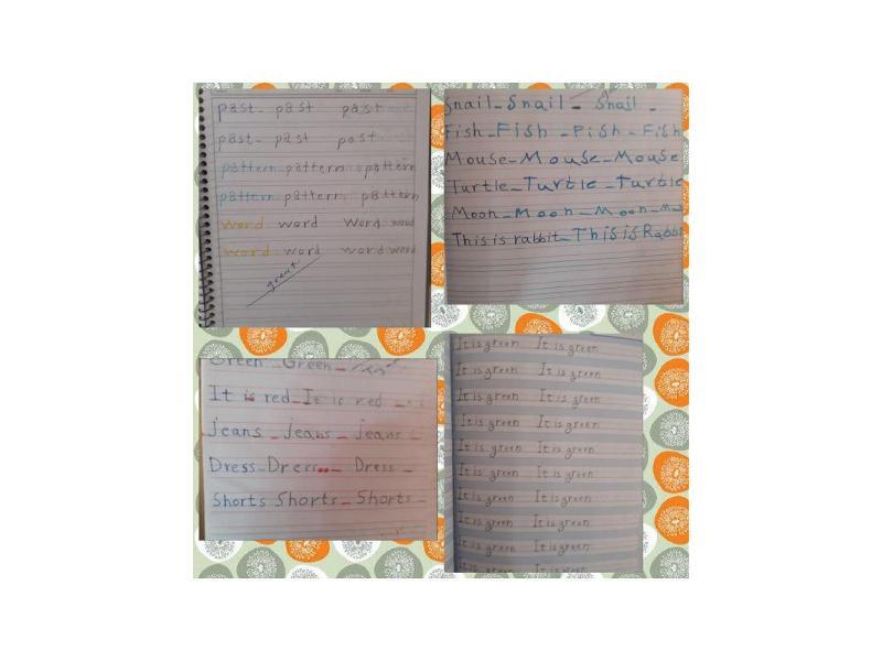 دفتر زیبای زبان آموزان عزیز