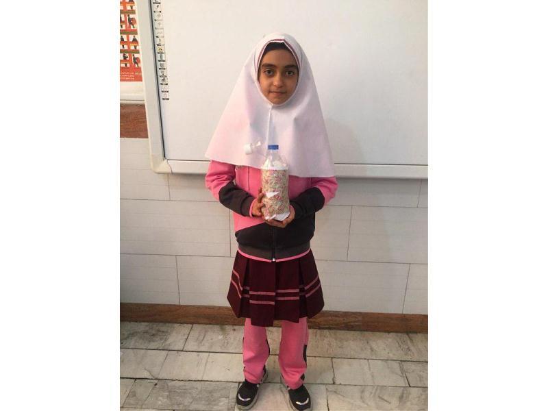 ساخت فلاسک چهارم توسط نیایش مصباحی دبستان آذر 98