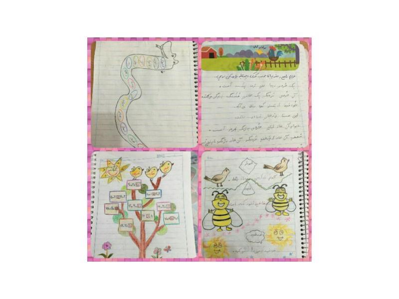 خلاقیت در تکالیف دانش آموزان پایه اول 