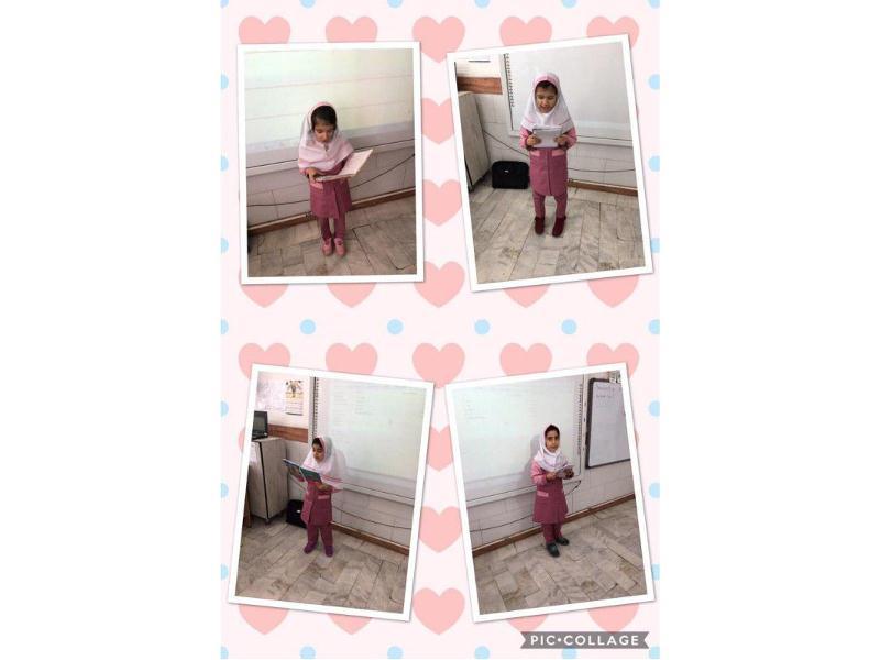 داستان نويسي و داستان خواني دانش آموزان کلاس اول