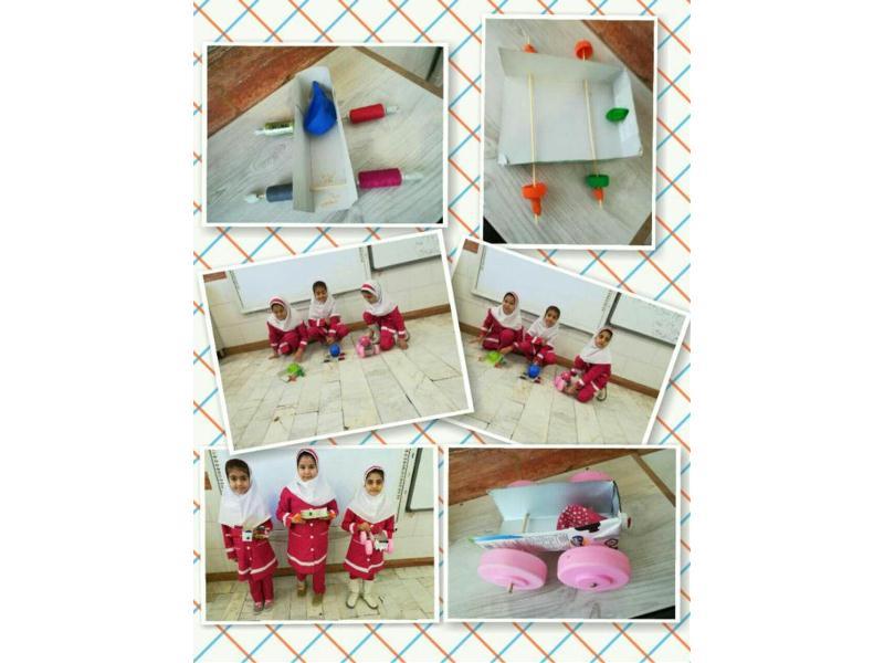 پایه ی دوم _زنگ علوم _ساخت ماشین بادکنکی