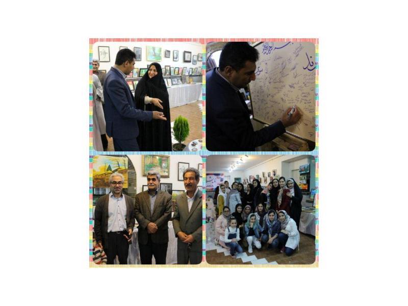 برگزاری نمایشگاه نقاشی در ادراه فرهنگ ارشاد اسلامی