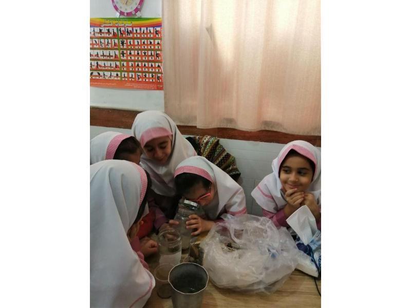 انجام آزمایش علوم، پایه سوم آذر 98