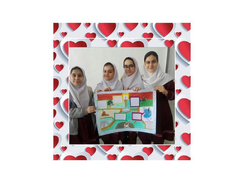 فعالیت های بسیار زیبای زبان آموزان کلاس ششم 