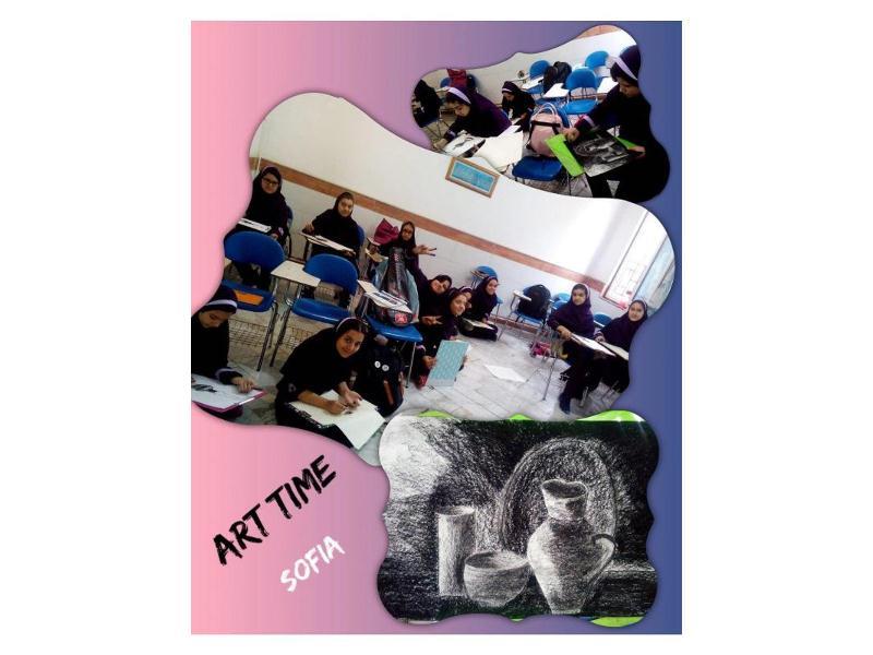 آموزش طراحی با زغال زنگ هنر پایه هشتم