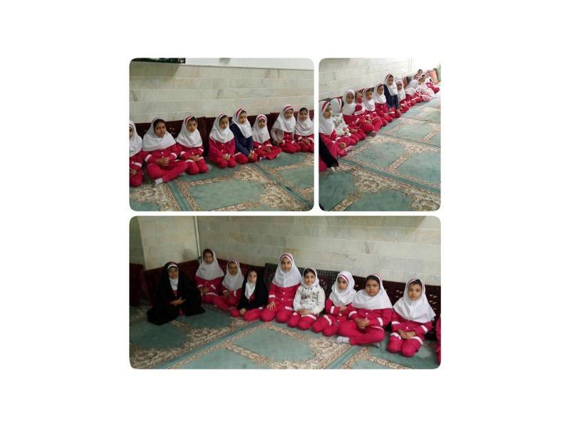 حضوردانش آموزان پایه دوم در مسجد - درس دوم کتاب فارسی(مسجدمحله)