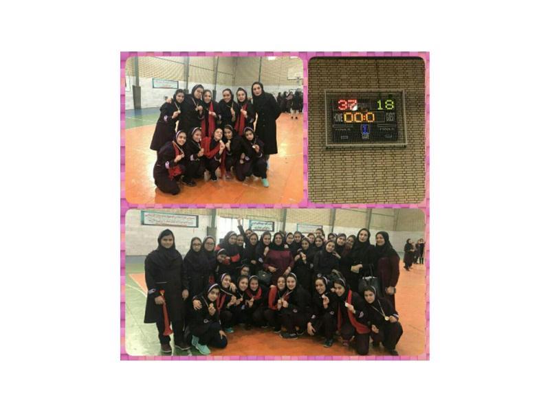 قهرمانی تیم بسکتبال سوفیا در مسابقات مدارس شهرستان ساوه