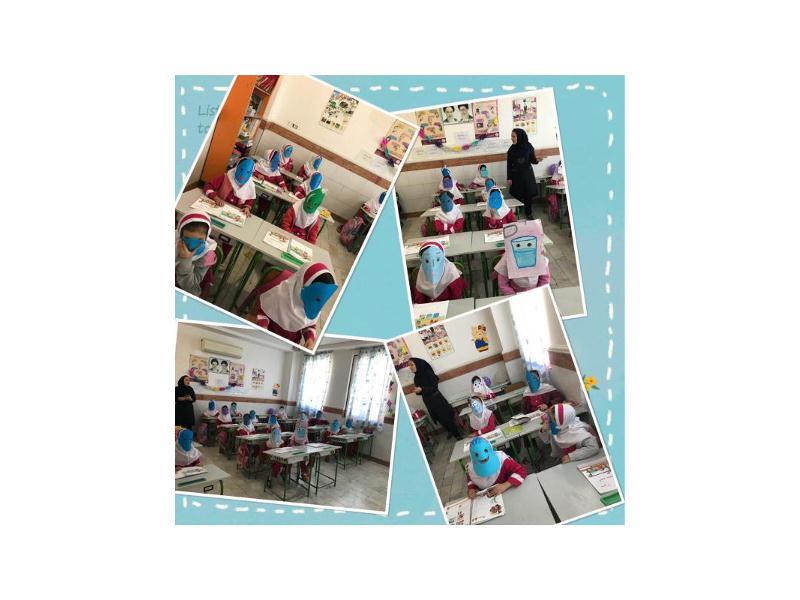 دانش آموزان پایه اول -نگاره ی ۱۰- نوروز در خانه ما