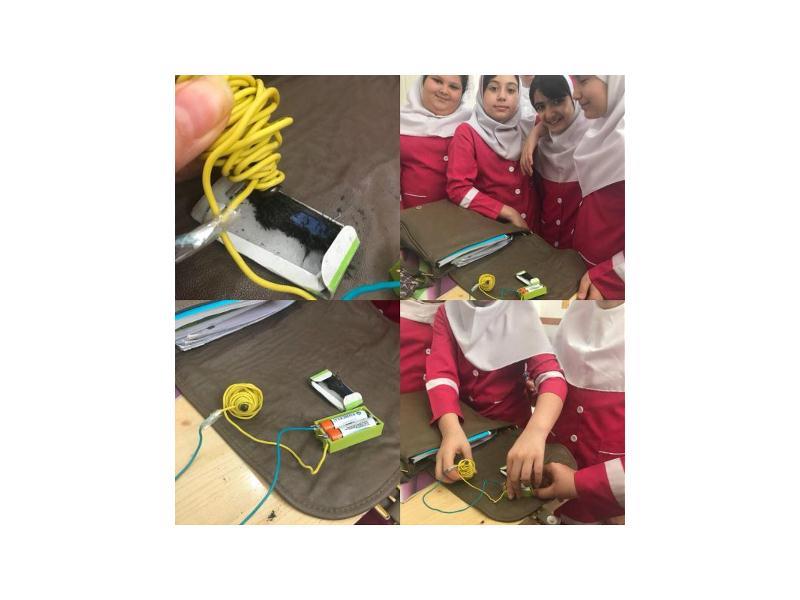 ساخت آهنربا بوسیله سیم پیچ و تبدیل میخ به آهنربا توسط دانش آموزان  پایه چهارم 
